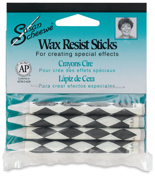 Wax Resist Sticks, Pkg of 4