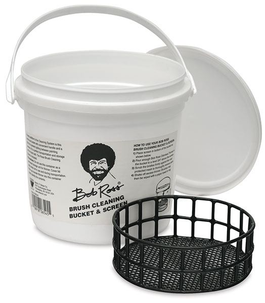 Brush Cleaning Bucket and Screen