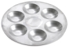 Round 6-Well Aluminum Tray