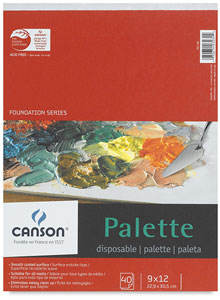 Disposable Palette, 40 Sheets