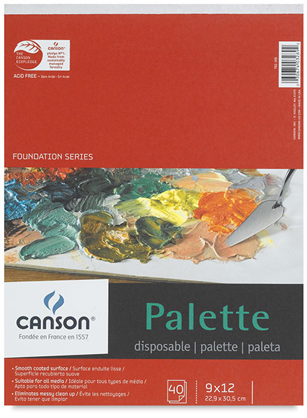 Disposable Palette, 40 Sheets