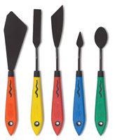 Blick Multi-Colored Painting Knife Set