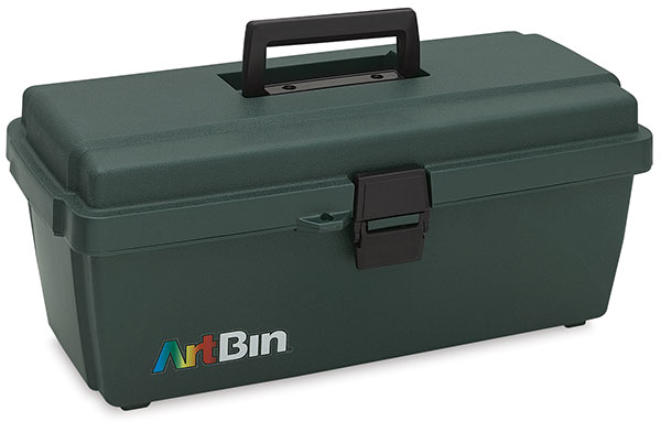 Artworx 1-Tray Art/Craft Box, Evergreen
