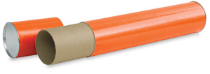 Mailing Tube, Orange