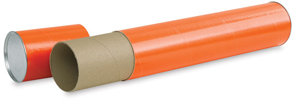 Mailing Tube, Orange