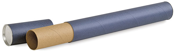 Mailing Tube, Blue