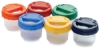 Mini Pots, Wide Opening, Set of 6