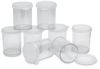 Plastic Storage Container, Multi Pack of 8