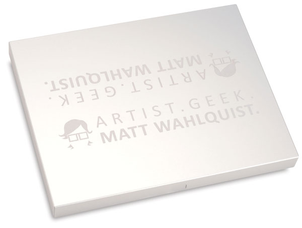 Example of Laser Etching on Presentation Box