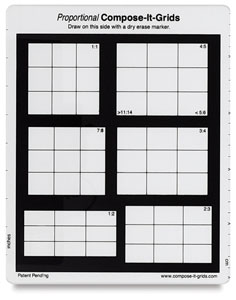  8" &times; 10" , 6 Grids in 1