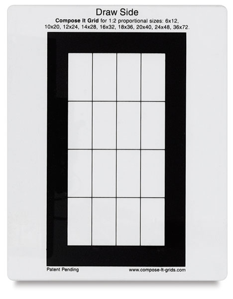  8" &times; 10" , Single Grid 1:2