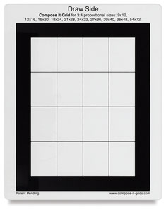  8" &times; 10" , Single Grid 3:4