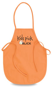 Kid's Apron, Tangerine