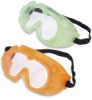 Orange and Light Green Goggles