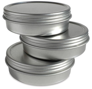 Empty Aluminum Tin, 2 oz