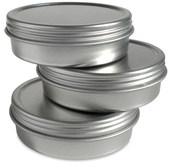 Empty Aluminum Tin, 2 oz