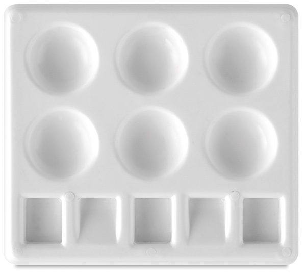 Plastic Palette Tray, 5" &times; 4&frac14;"