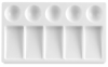 Plastic Palette Tray, 4&frac14;" &times; 7&frac12;"