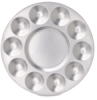 Round Aluminum Palette, 10 Wells