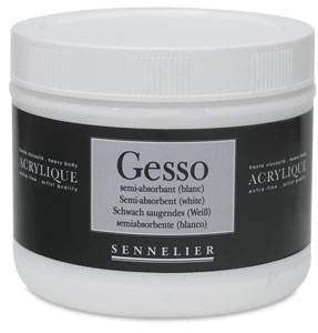 Semi-Absorbent Gesso for Watercolor
