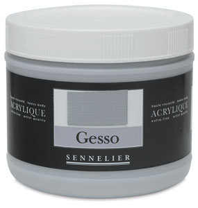 Acrylic Gesso, Light Gray