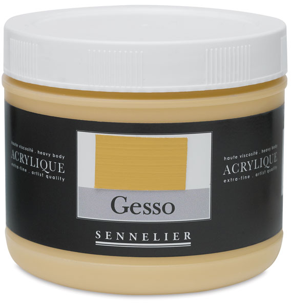Acrylic Gesso, Yellow Ochre