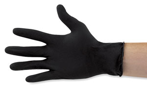Black Latex Gloves