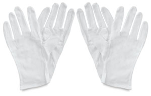 Cotton Gloves, Pkg of 4