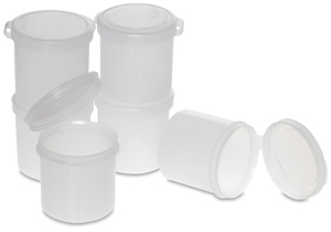 Plastic Palette Cups, 1&nbsp;oz,  Pkg of 6