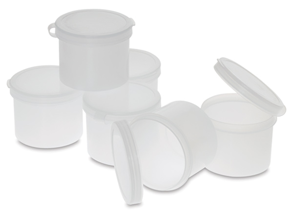 Plastic Palette Cups, 2&nbsp;oz, Pkg of 6