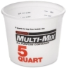 Plastic Tub, 5 Quart