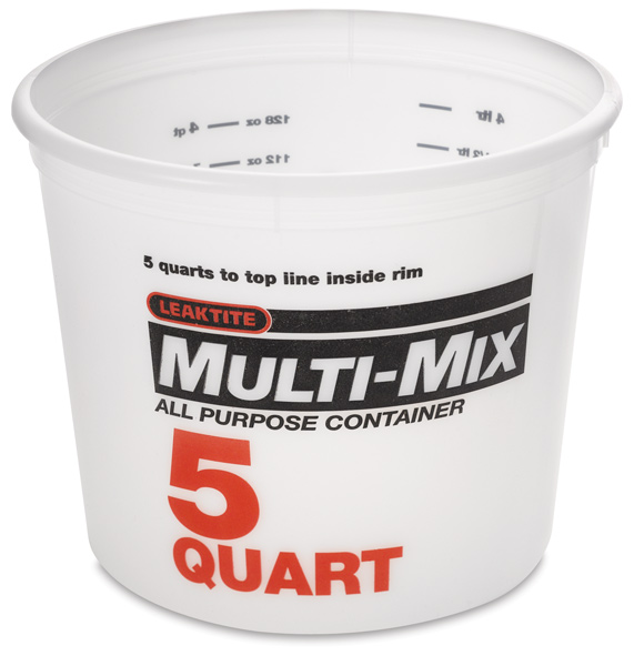 Plastic Tub, 5 Quart