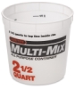 Plastic Tub, 2&frac12; Quart