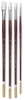 White Sable Pack J,  Set of 4 Brushes