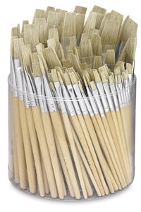 Tub of 144 Brushes, Flat