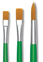 Blick Economy Golden Taklon Brushes