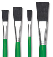 Blick Economy Black Bristle Set