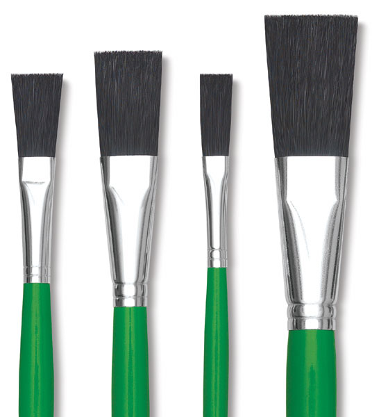 Black Bristle Set of 4