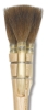 Luco Triple Squirrel Square Brushes