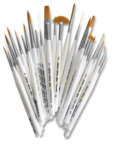 Ultra-Mini Brushes, Set of 29