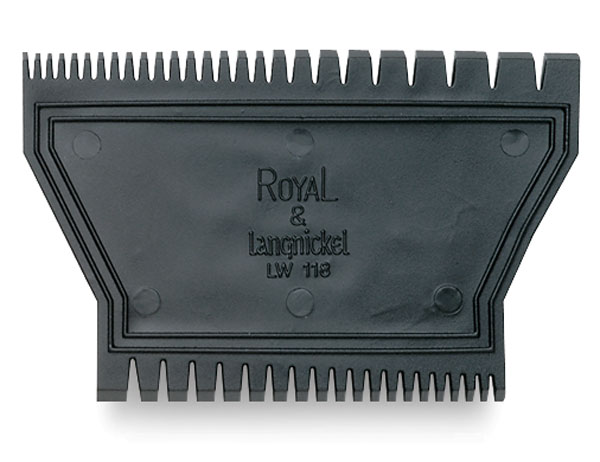 Graduated 2-Sided Rubber Comb