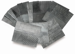 Set of 12 Metal Combs