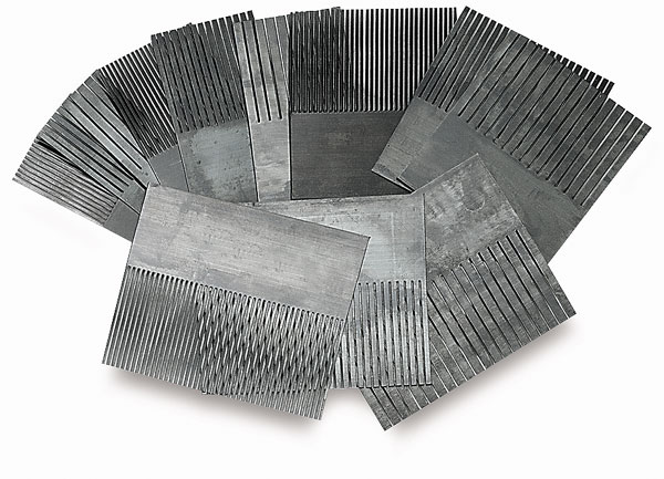 Set of 12 Metal Combs