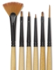 Decorative Mini Detail Brushes, Set of 6