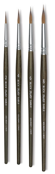 Extra Pointed Round, Sizes 2&ndash;8