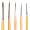 Round, Set of 5 Brushes