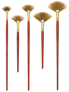 Long and Short Handle Fan Brushes