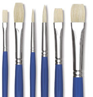 Blick Scholastic White Hog Bristle Set