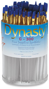 Flat Brushes, Canister Set of 72