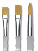 Royal Soft Grip Golden Taklon Brushes